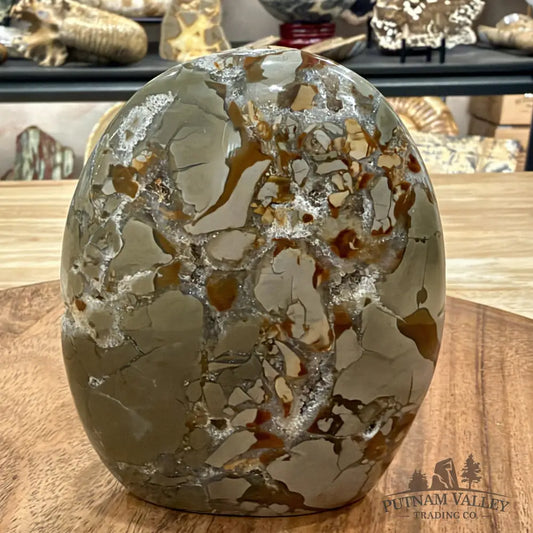Madagascar Ibis Jasper Table Accent 3.99’’ - Free Standing Accent