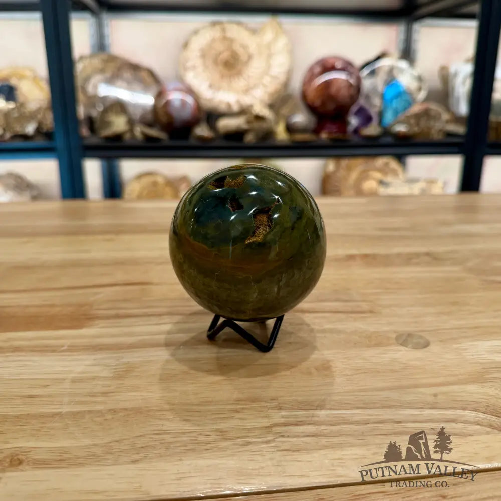 Madagascar Ocean Jasper Sphere 3.42’’ Sphere