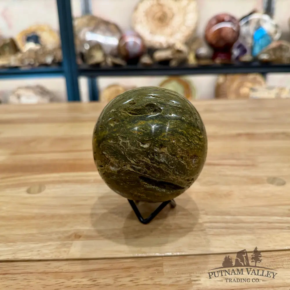 Madagascar Ocean Jasper Sphere 3.76’’ Sphere