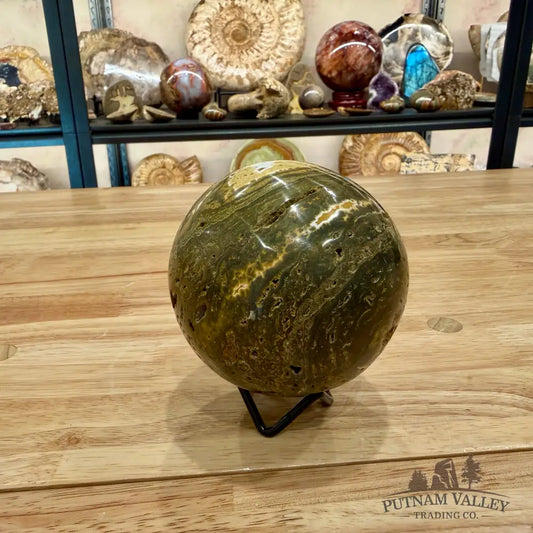 Madagascar Ocean Jasper Sphere 3.76’’ Sphere
