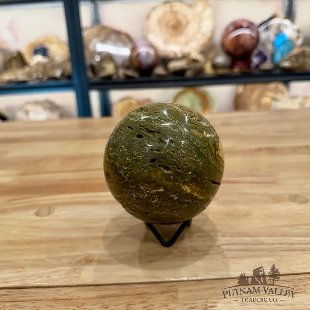 Madagascar Ocean Jasper Sphere 3.76’’ Sphere
