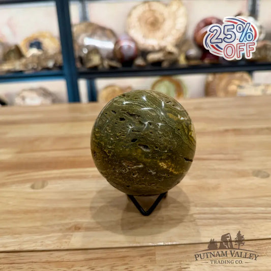 Madagascar Ocean Jasper Sphere 3.76’’ Sphere