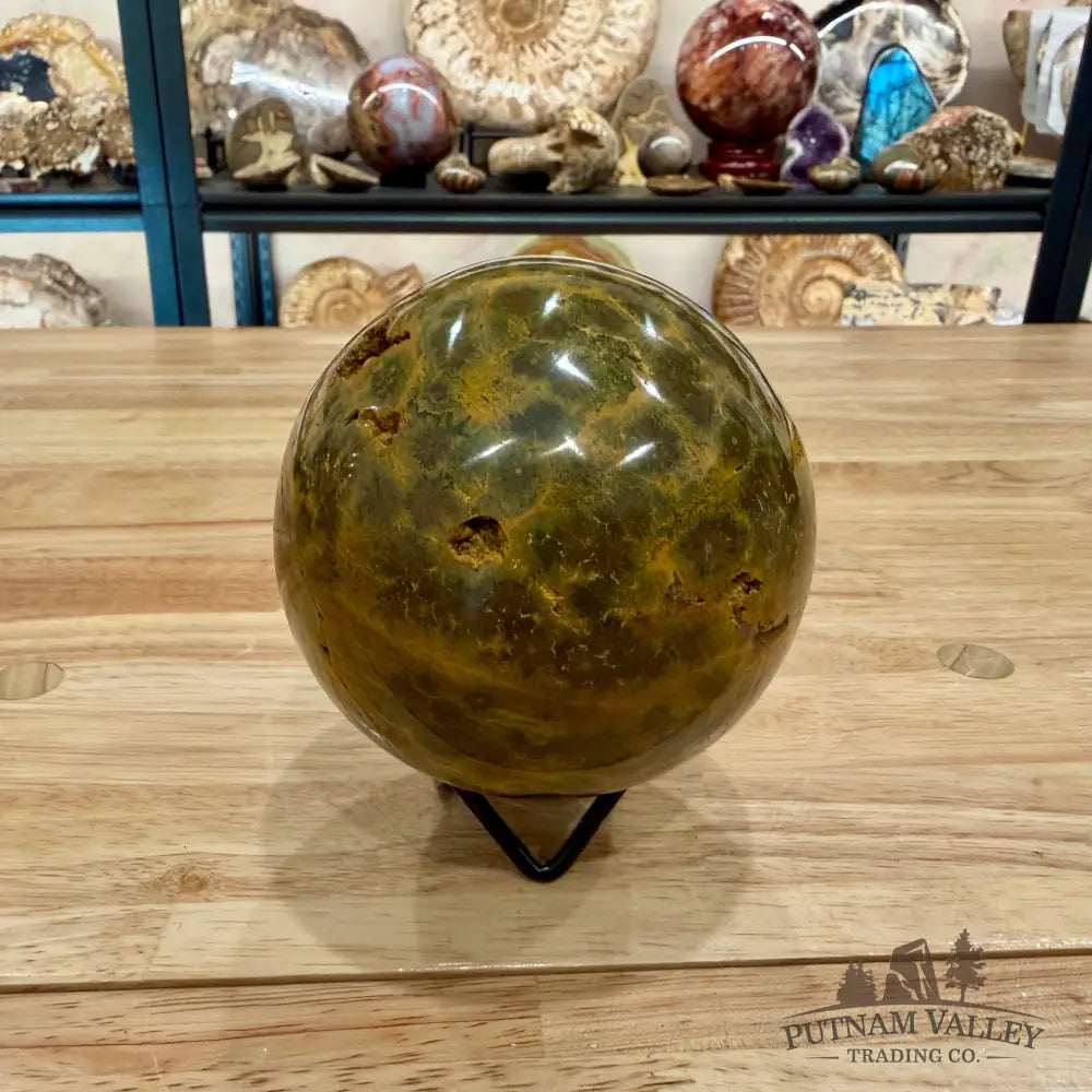 Madagascar Ocean Jasper Sphere 3.97’’ Sphere