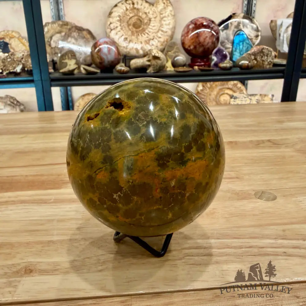 Madagascar Ocean Jasper Sphere 3.97’’ Sphere