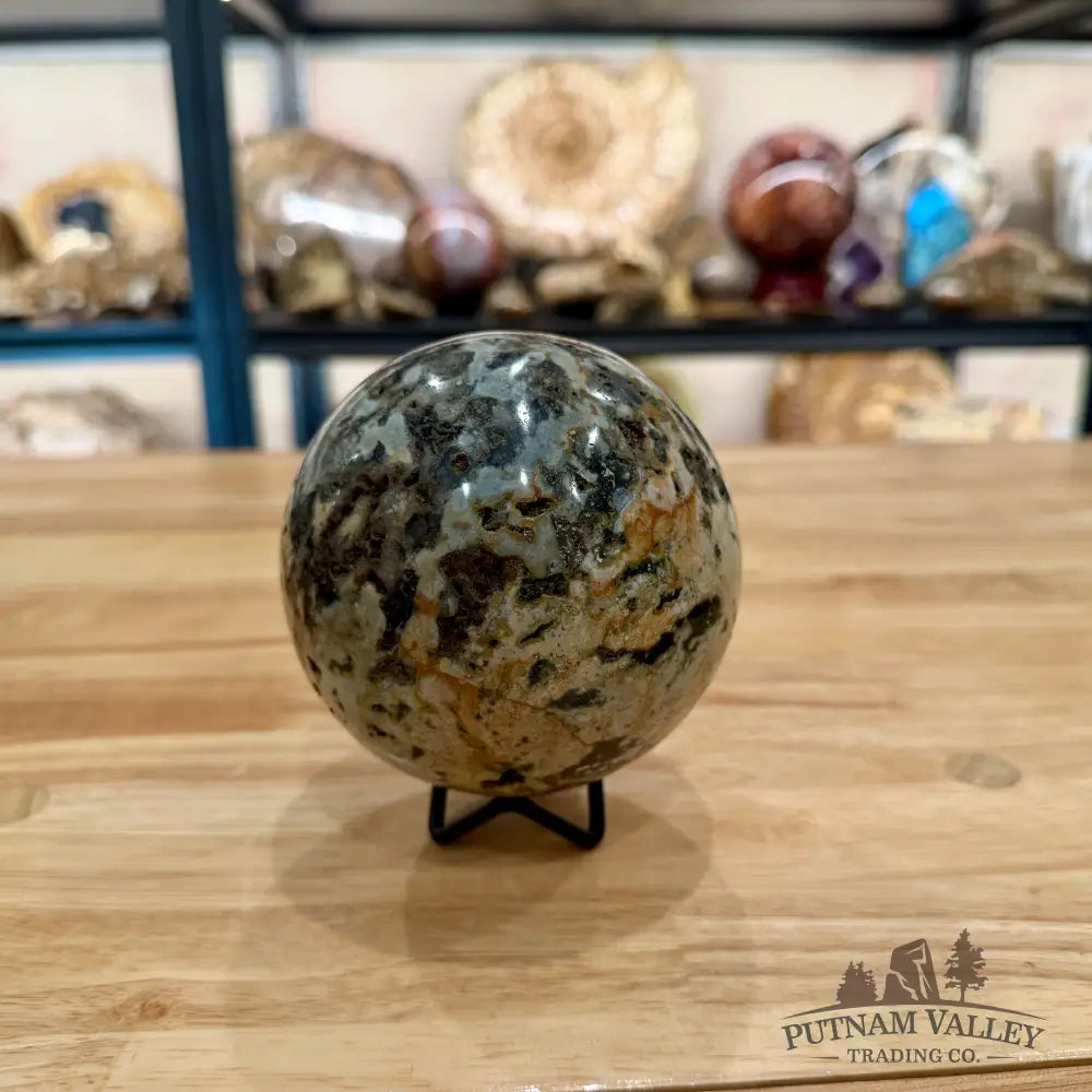 Madagascar Ocean Jasper Sphere 4.06’’ Sphere
