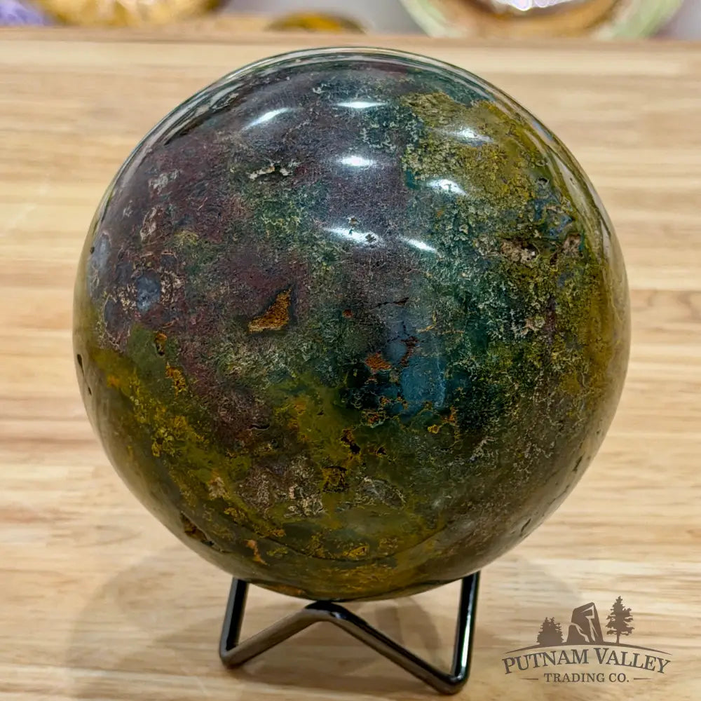 Madagascar Ocean Jasper Sphere 4.4’’ Sphere