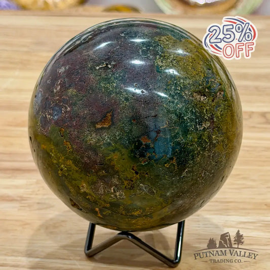 Madagascar Ocean Jasper Sphere 4.4’’ Sphere