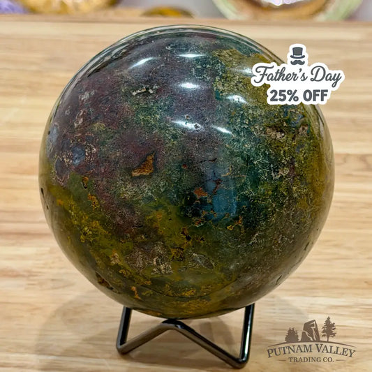 Madagascar Ocean Jasper Sphere 4.4’’ Sphere