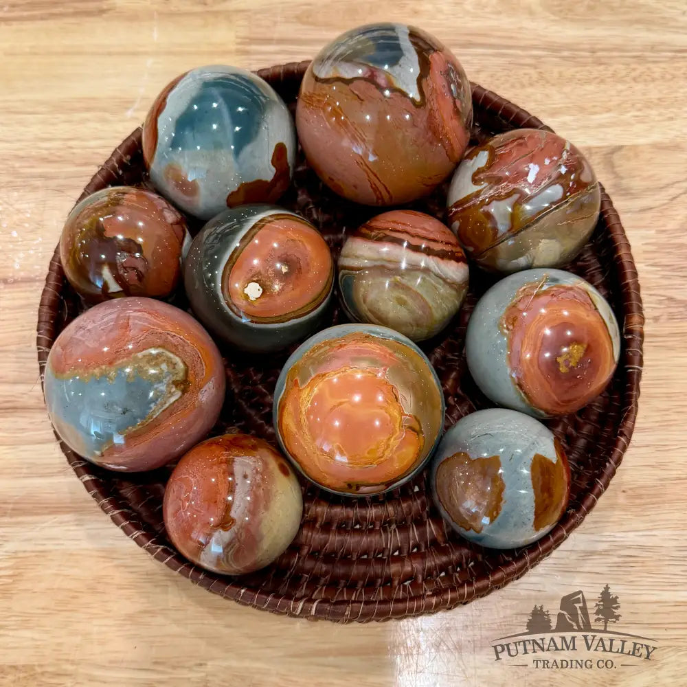 Polychrome Jasper Spheres | In Select Sizes Sphere