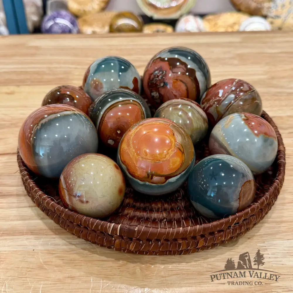 Polychrome Jasper Spheres | In Select Sizes Sphere