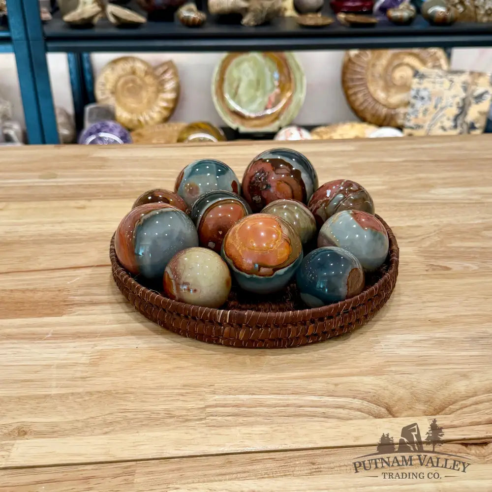 Polychrome Jasper Spheres | In Select Sizes Sphere
