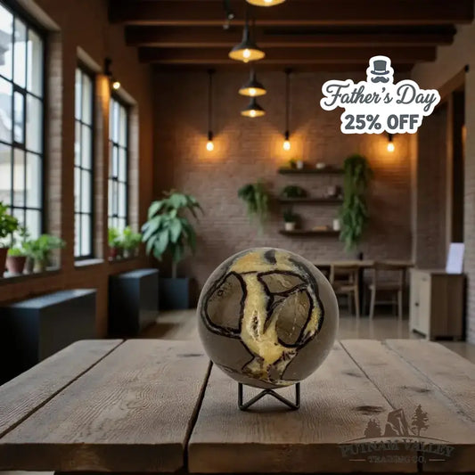 Septarian Sphere 4.6" - Putnam Valley Trading Co.