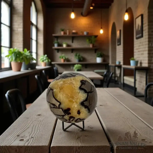 Septarian Sphere 4.7" - Putnam Valley Trading Co.