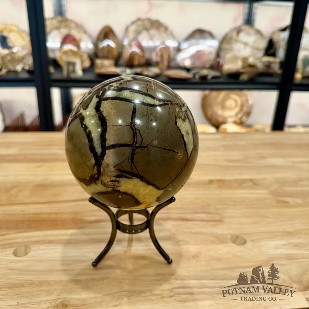 Madagascar Septarian Sphere 4.96’’ Sphere