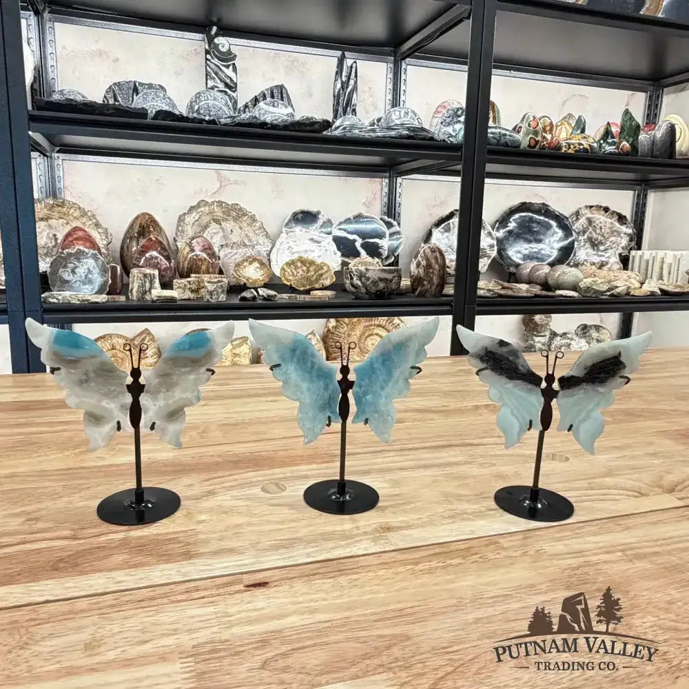 Metal & Stone Butterflies - Putnam Valley Trading Co.