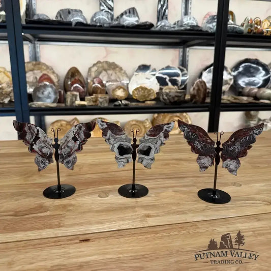 Metal & Stone Butterflies - Putnam Valley Trading Co.