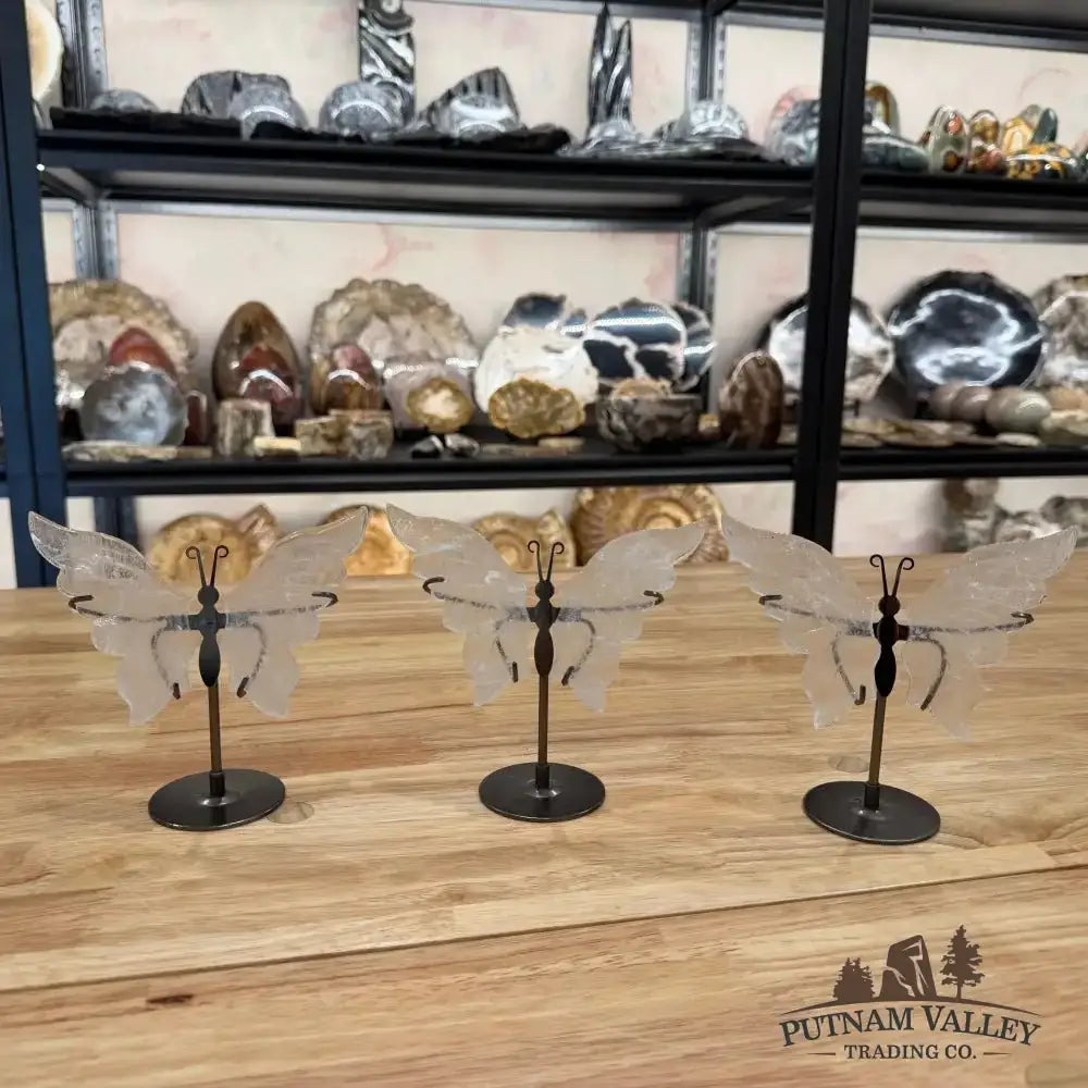 Metal & Stone Butterflies - Putnam Valley Trading Co.