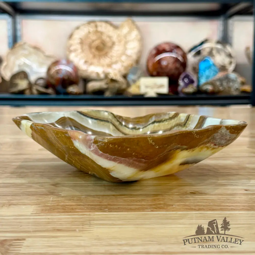 Mexican Banded Onyx Bowl 7.9’’ - Bowl