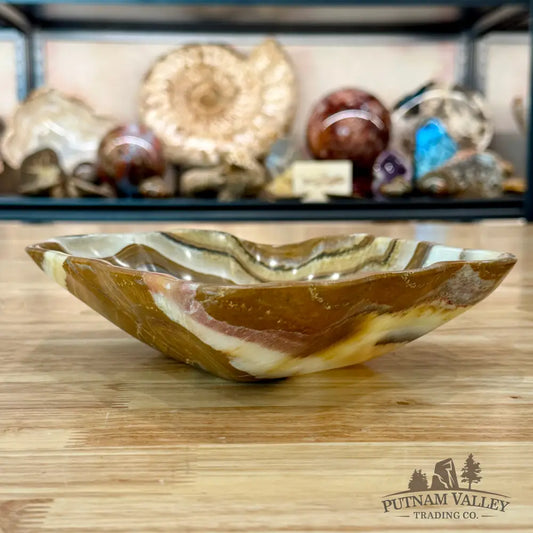 Mexican Banded Onyx Bowl 7.9’’ - Bowl