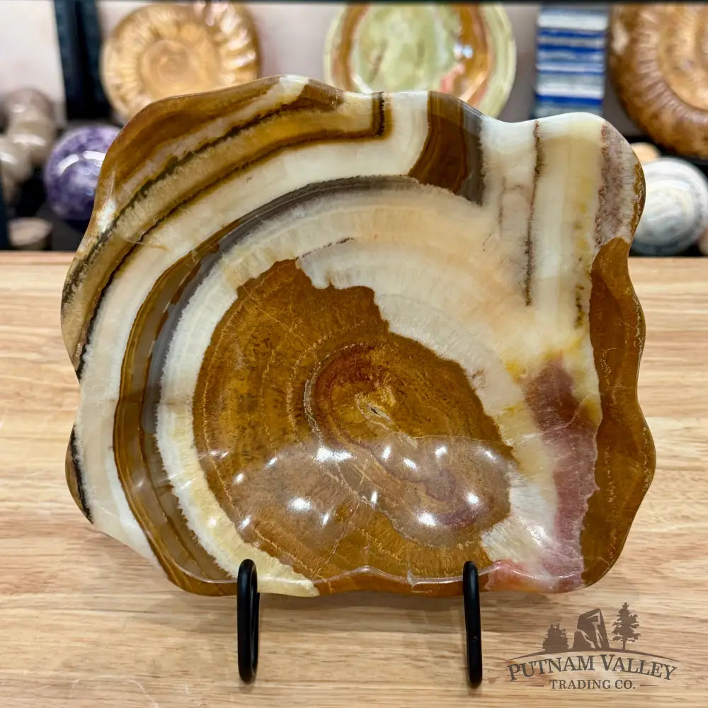Mexican Banded Onyx Bowl 7.9’’ - Bowl