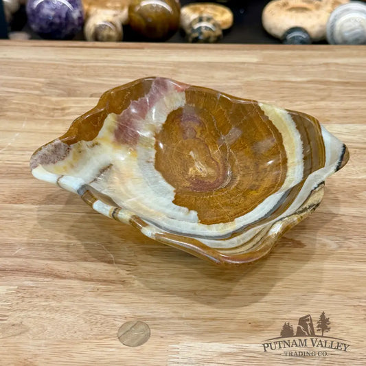 Mexican Banded Onyx Bowl 7.9’’ - Bowl