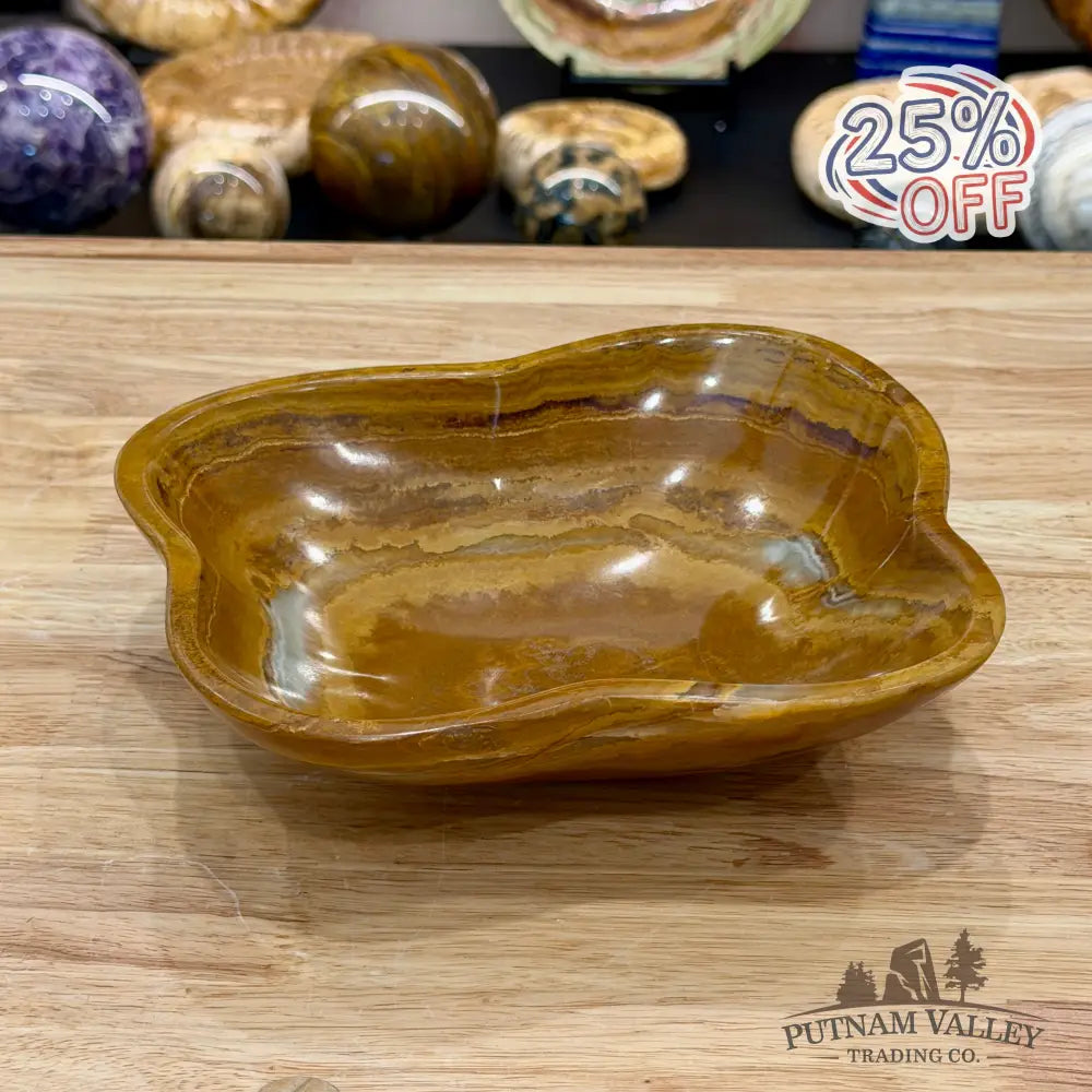 Mexican Banded Onyx Bowl 7.9’’ - Bowl