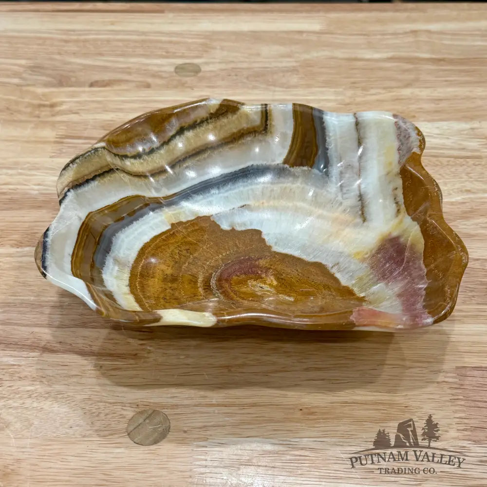 Mexican Banded Onyx Bowl 7.9’’ - Bowl