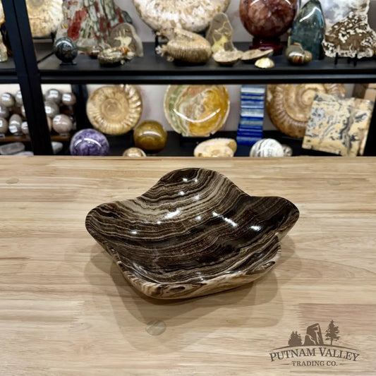 Mexican Chocolate Onyx Bowl 10’’ - Bowl