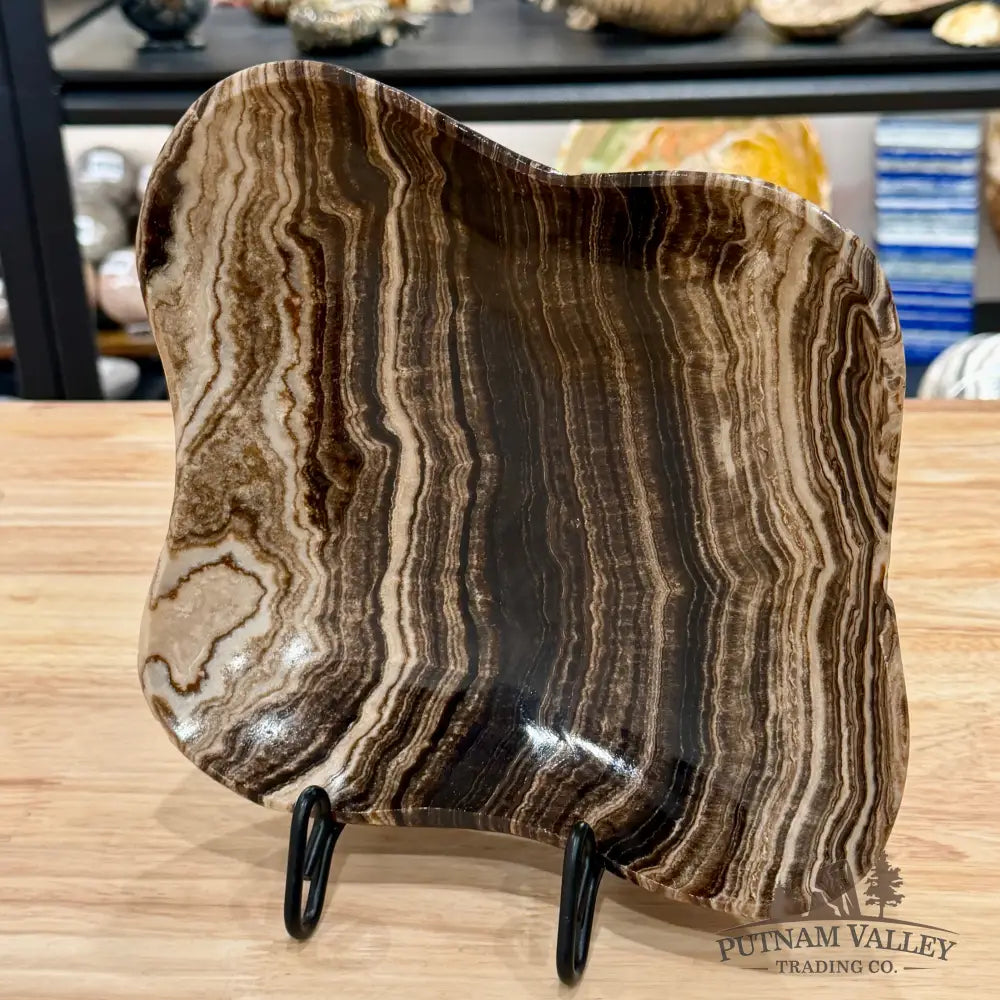 Mexican Chocolate Onyx Bowl 10.4’’ - Bowl