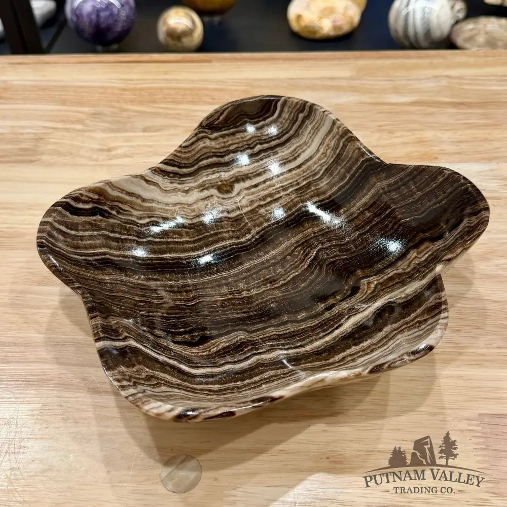 Mexican Chocolate Onyx Bowl 10’’ - Bowl