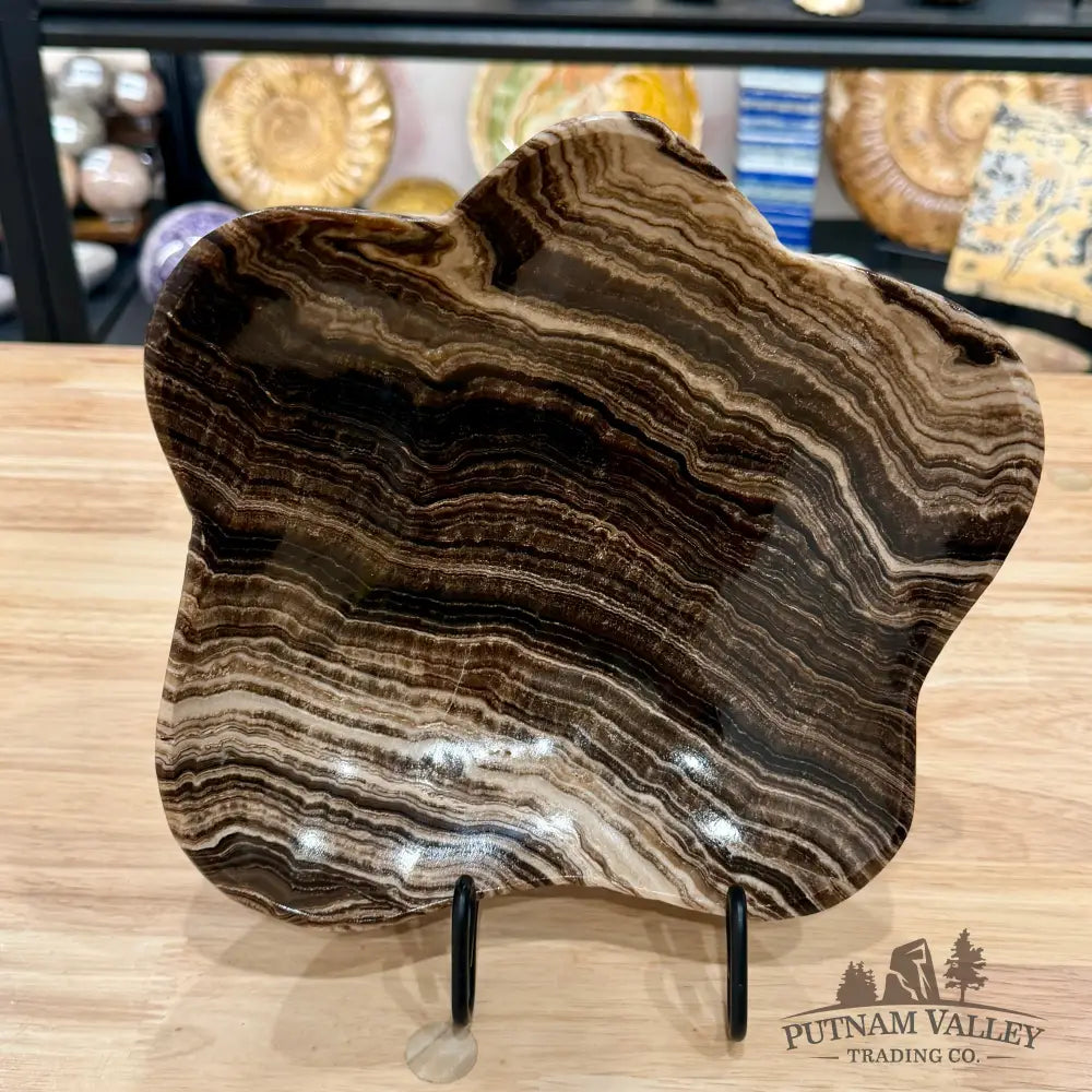 Mexican Chocolate Onyx Bowl 10’’ - Bowl