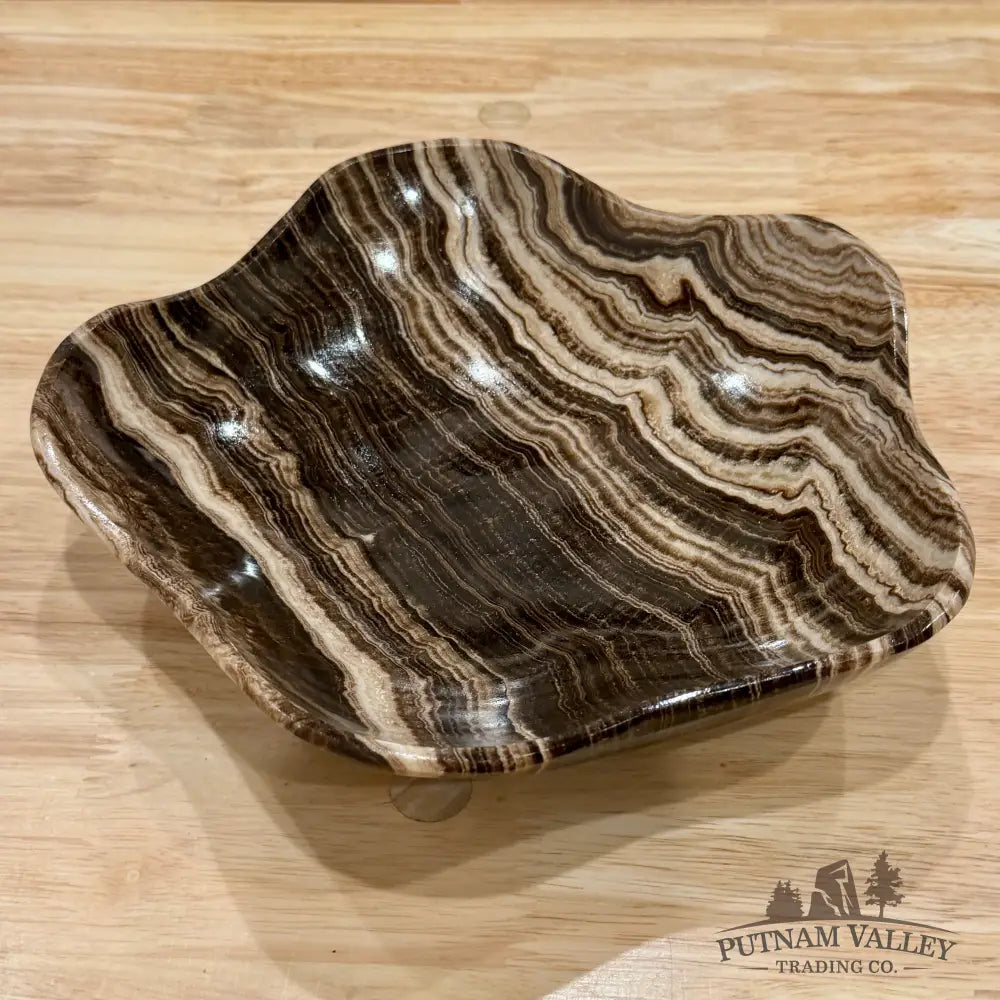 Mexican Chocolate Onyx Bowl 9.4’’ - Bowl