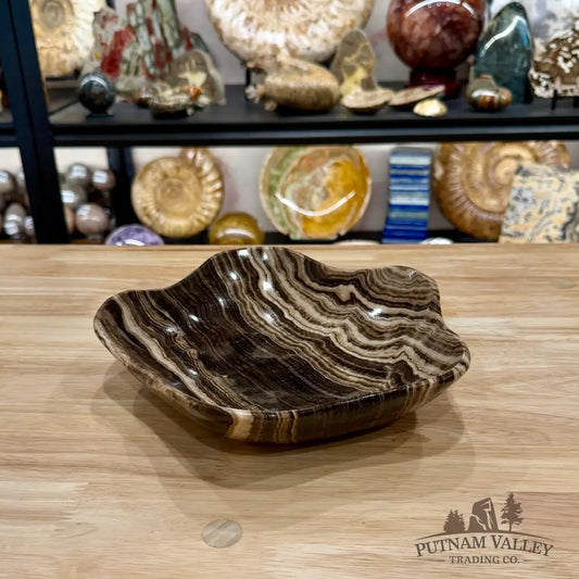 Mexican Chocolate Onyx Bowl 9.4’’ - Bowl