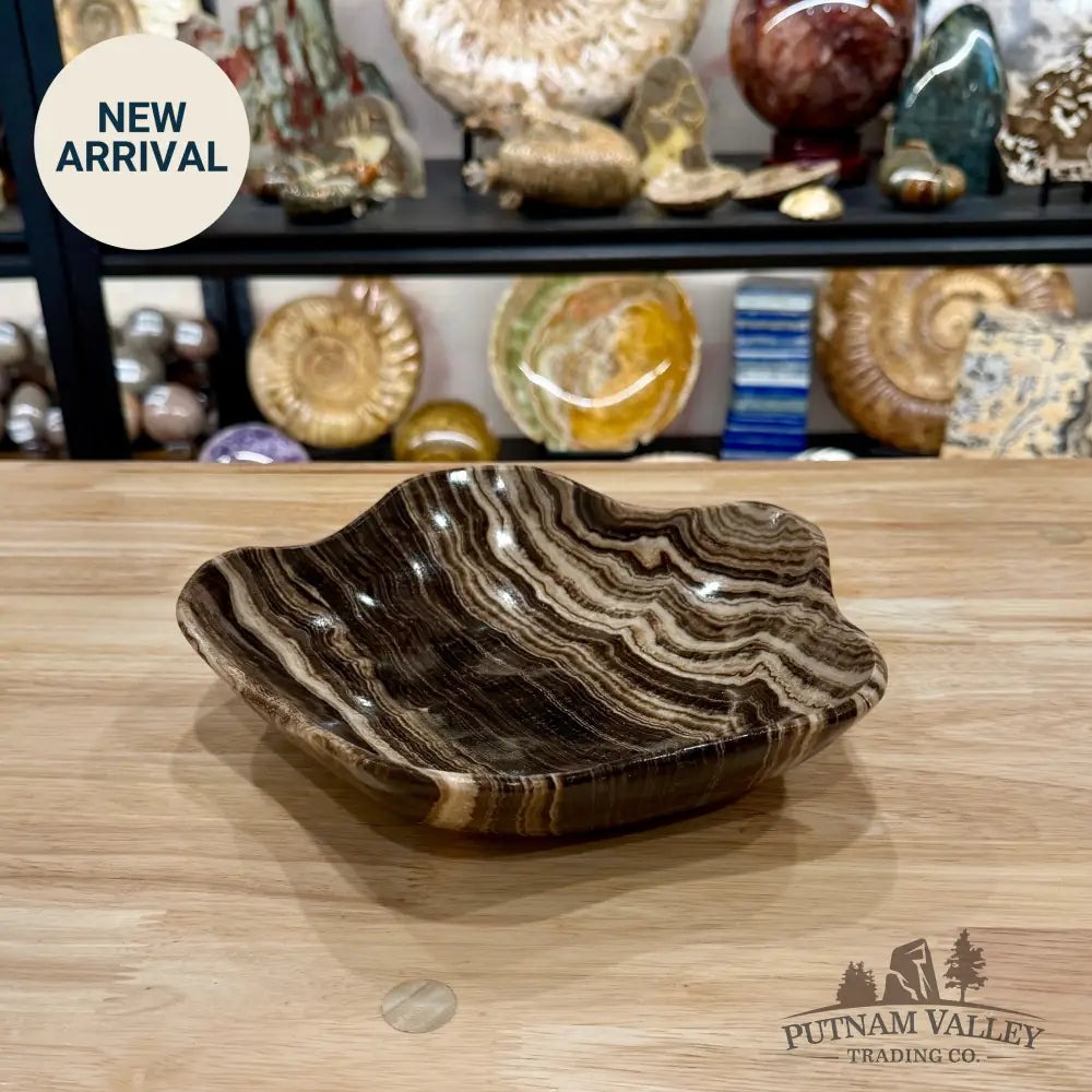 Mexican Chocolate Onyx Bowl 9.4’’ - Bowl