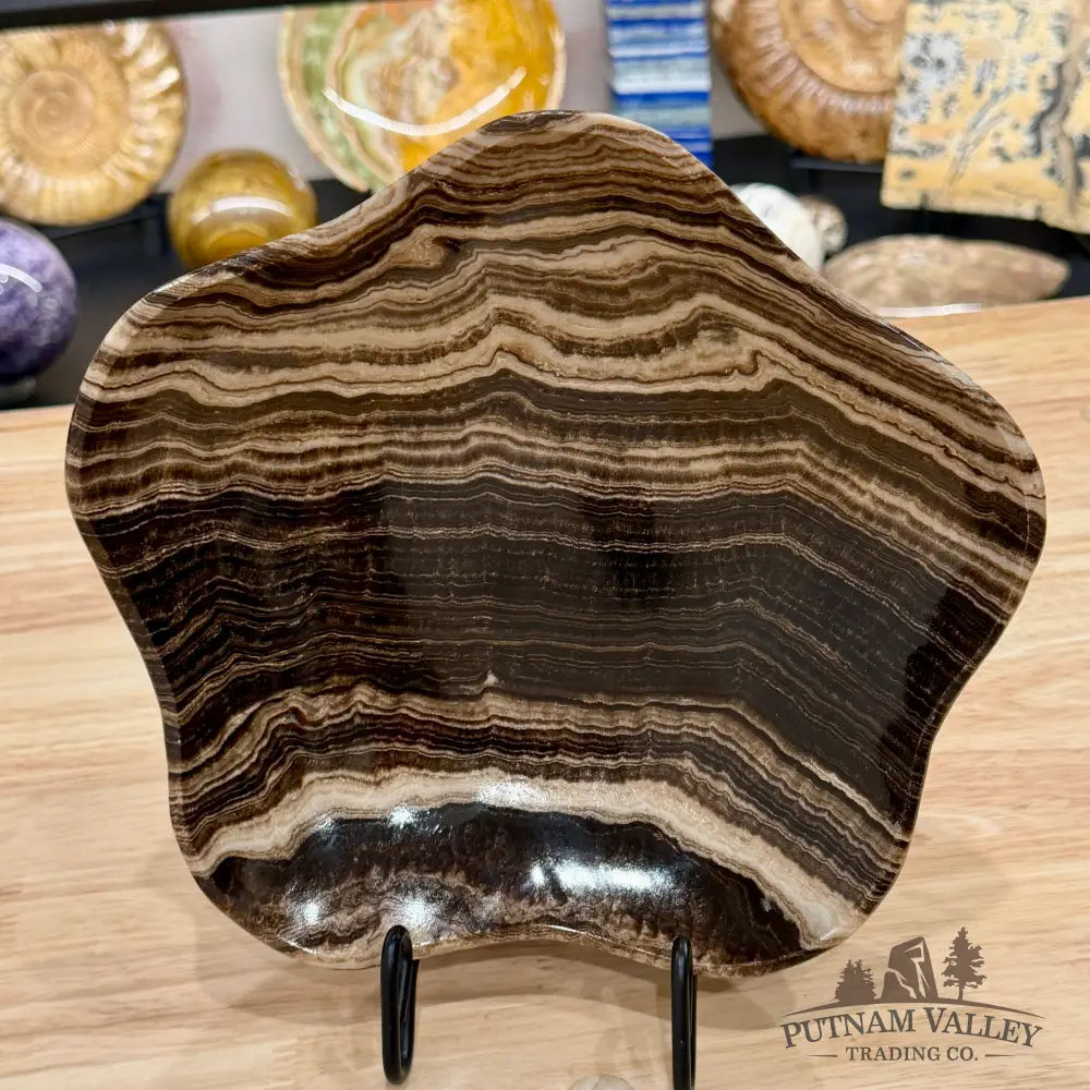 Mexican Chocolate Onyx Bowl 9.4’’ - Bowl