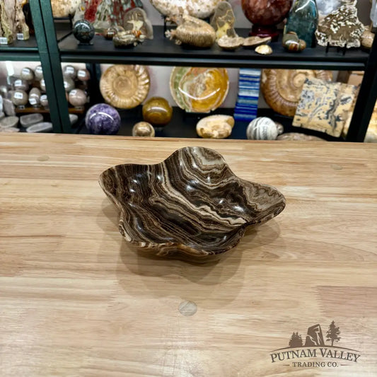 Mexican Chocolate Onyx Bowl 9.75’’ - Bowl