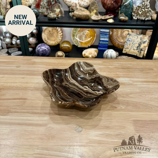 Mexican Chocolate Onyx Bowl 9.75’’ - Bowl