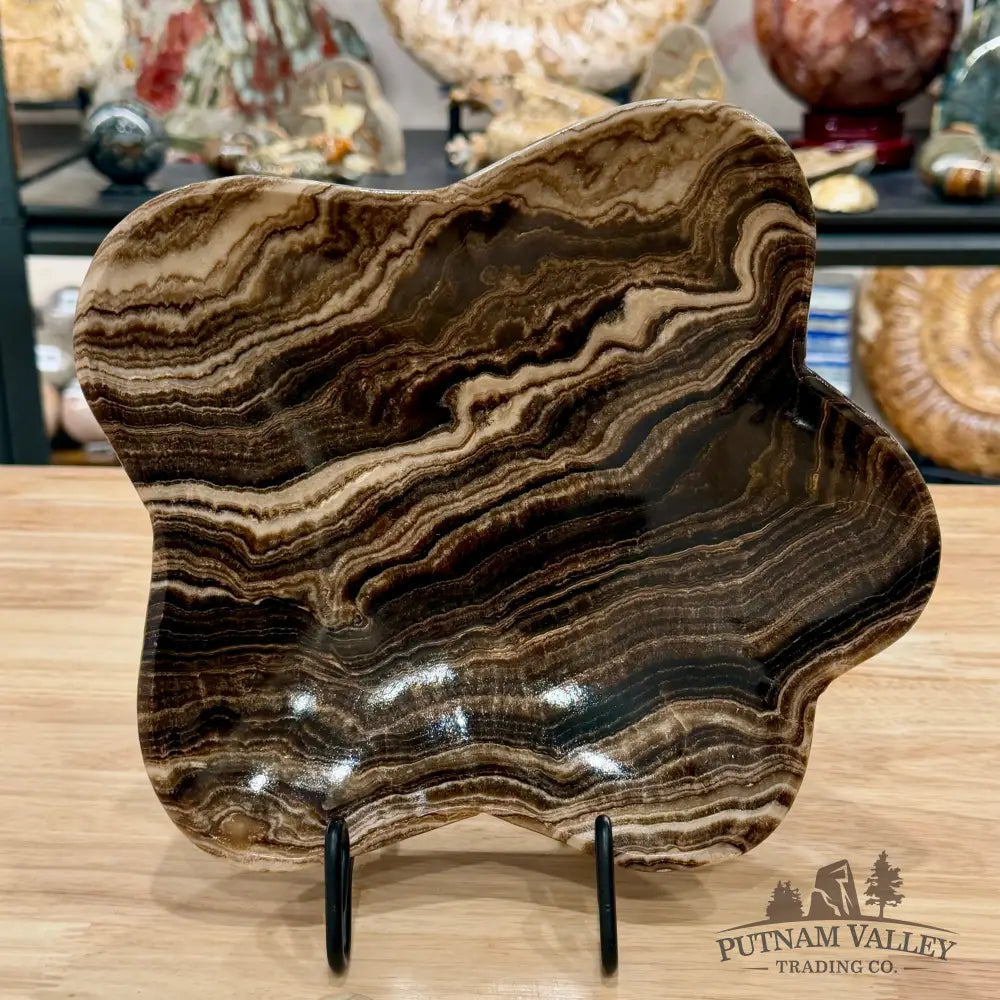 Mexican Chocolate Onyx Bowl 9.75’’ - Bowl