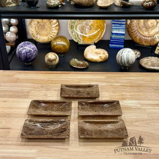 Mexican Chocolate Onyx Rectangle Dish 4.7’’ - Plate