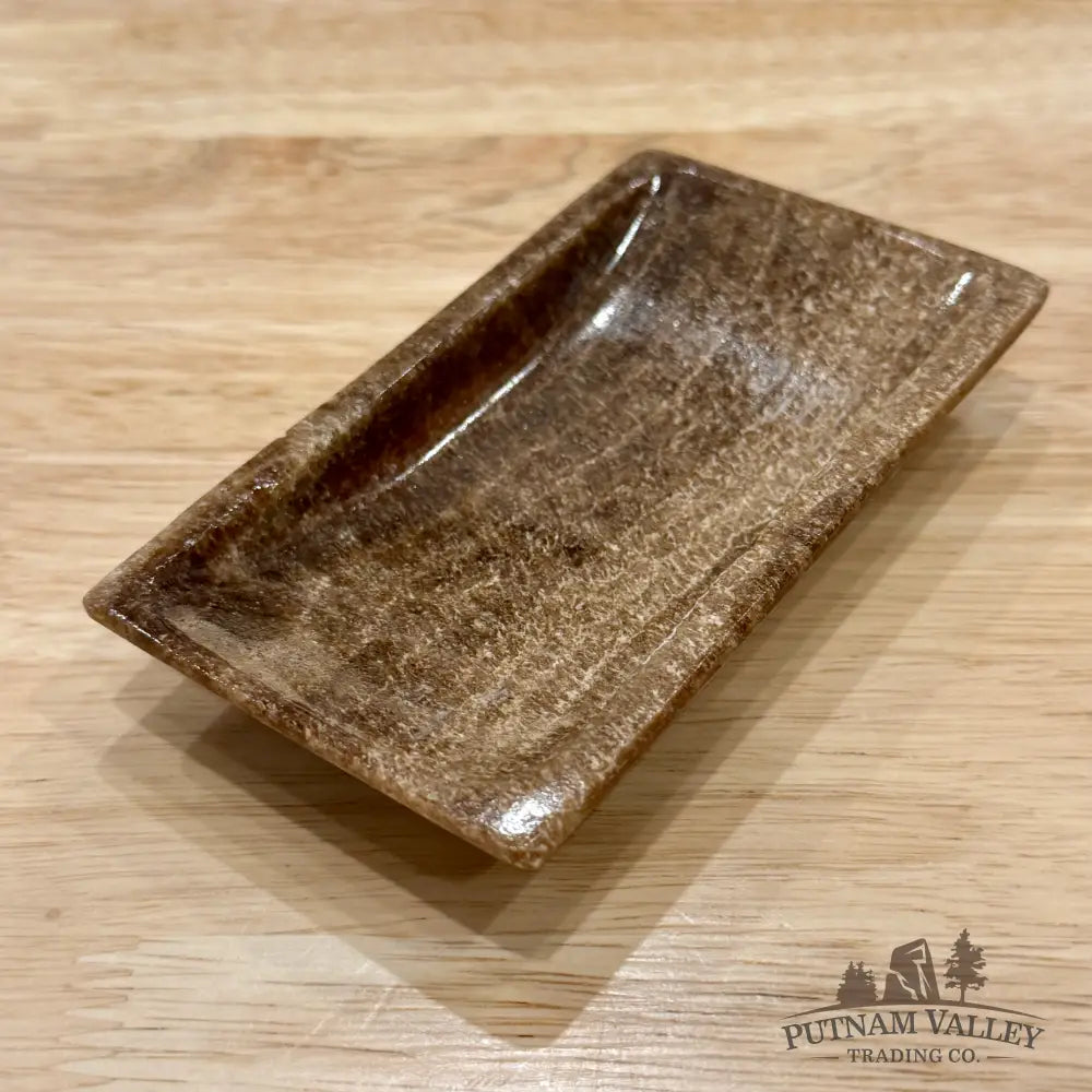 Mexican Chocolate Onyx Rectangle Dish 4.7’’ - Plate