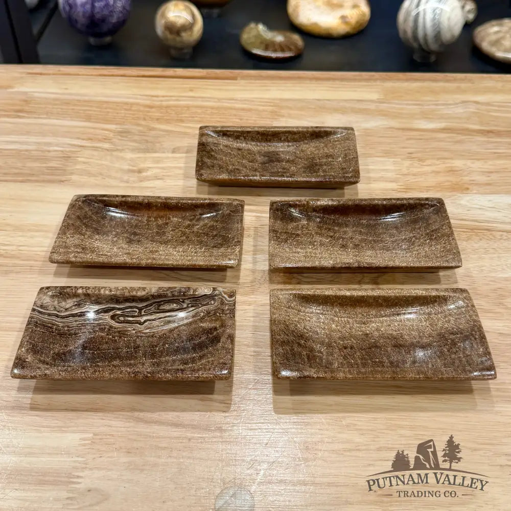Mexican Chocolate Onyx Rectangle Dish 4.7’’ - Plate