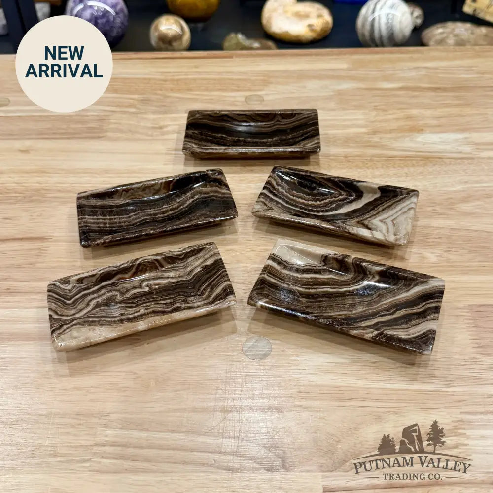 Mexican Chocolate Onyx Rectangle Dish 4.7’’ - Plate