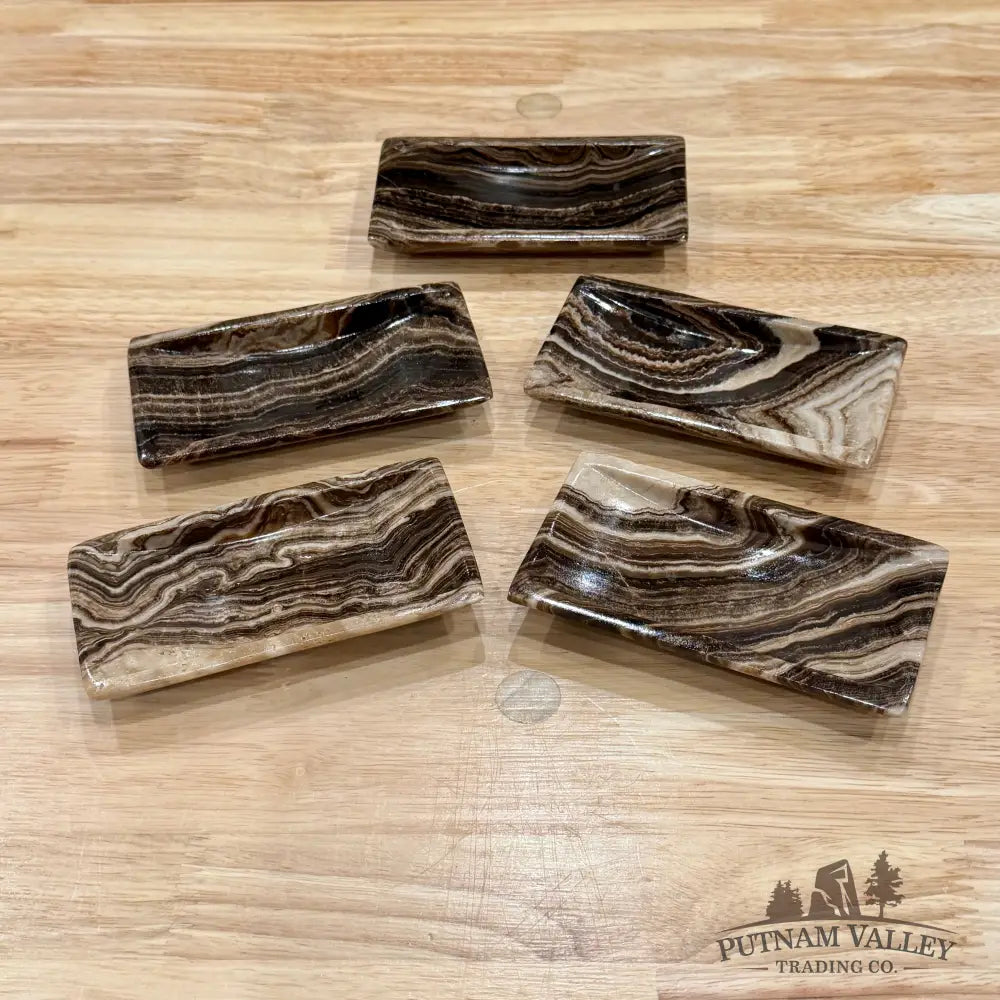 Mexican Chocolate Onyx Rectangle Dish 4.7’’ - Plate