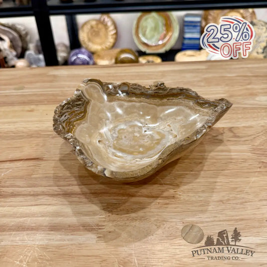Mexican Chocolate Onyx Rustic Bowl 8’’ - Bowl