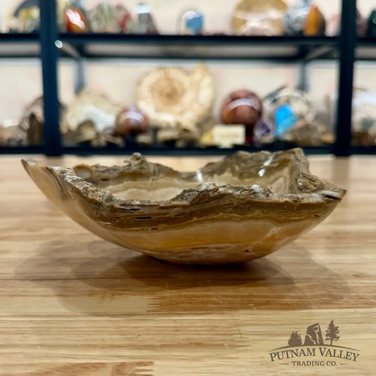 Mexican Chocolate Onyx Rustic Bowl 8’’ - Bowl