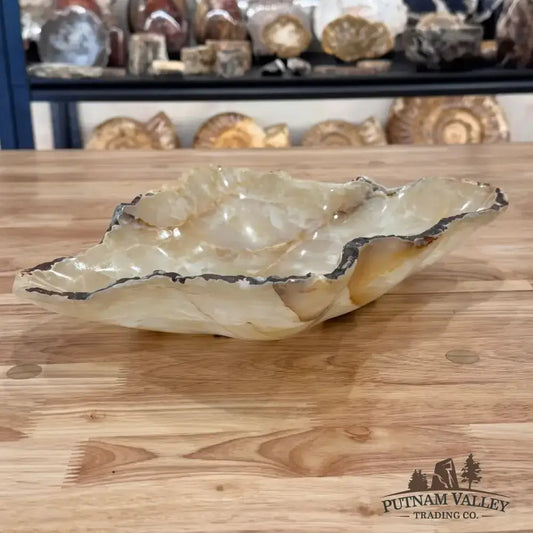 Mexican Onyx Decorative Bowl - Putnam Valley Trading Co.