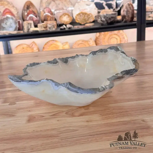 Mexican Onyx Decorative Bowl - Putnam Valley Trading Co.
