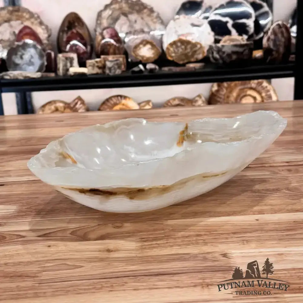 Mexican Onyx Decorative Bowl - Putnam Valley Trading Co.