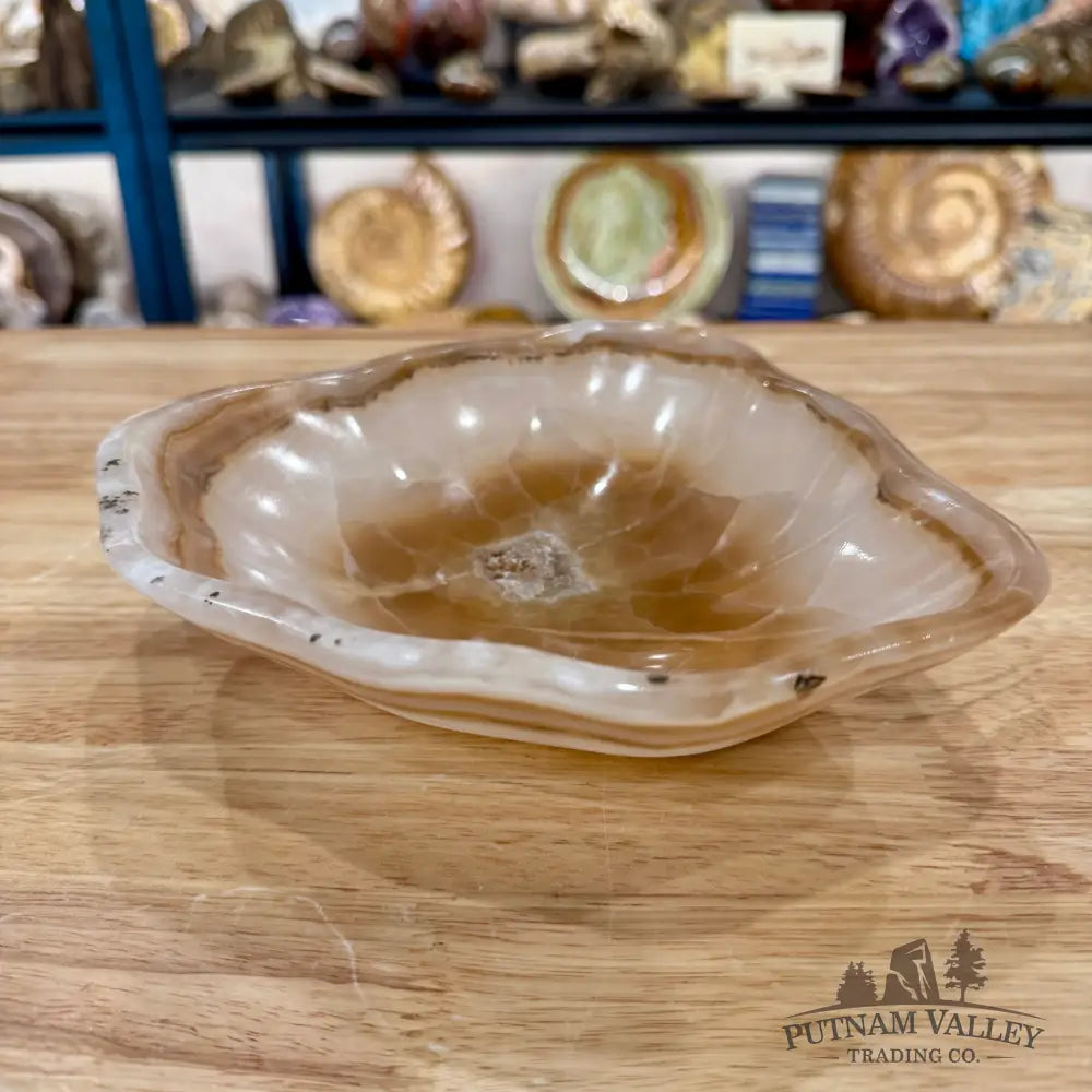 Mexican Onyx Decorative Bowl 8’’ - Bowl