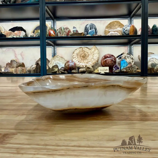 Mexican Onyx Decorative Bowl 8’’ - Bowl